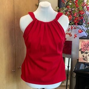Pinup Girl Clothing | Pinup Couture Red Blouse XL